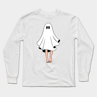 Cute Ghost Long Sleeve T-Shirt